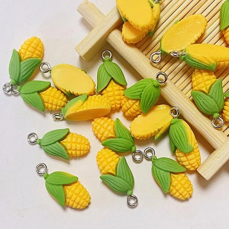 Resin Craft Material - 20 szt. Zabawne Mini Kukurydzy Warzywa