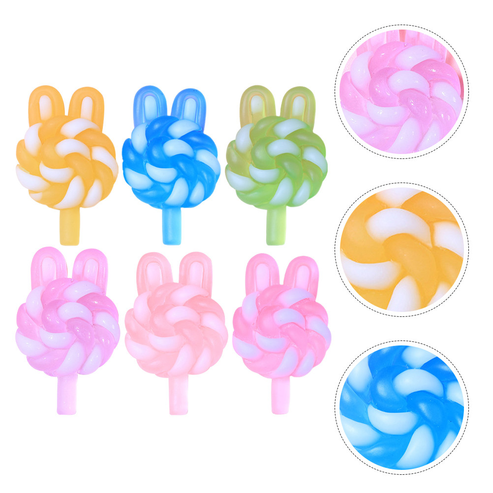 Resin Craft Material - 24 szt. Urocze zawieszki w kształcie