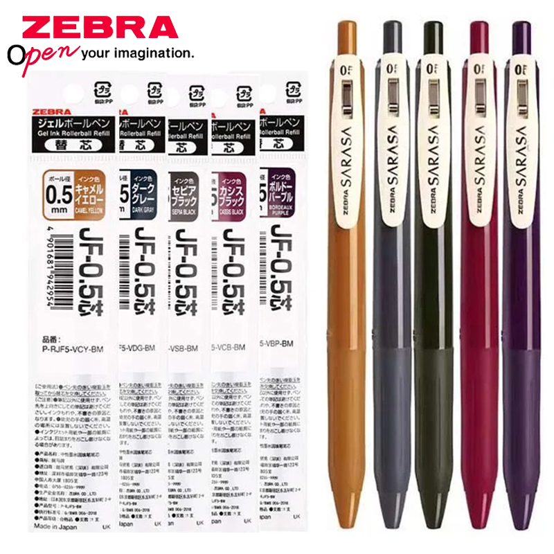 Zebra Pen Sarasa - Długopisy żelowe ZEBRA Retro Color JJ15