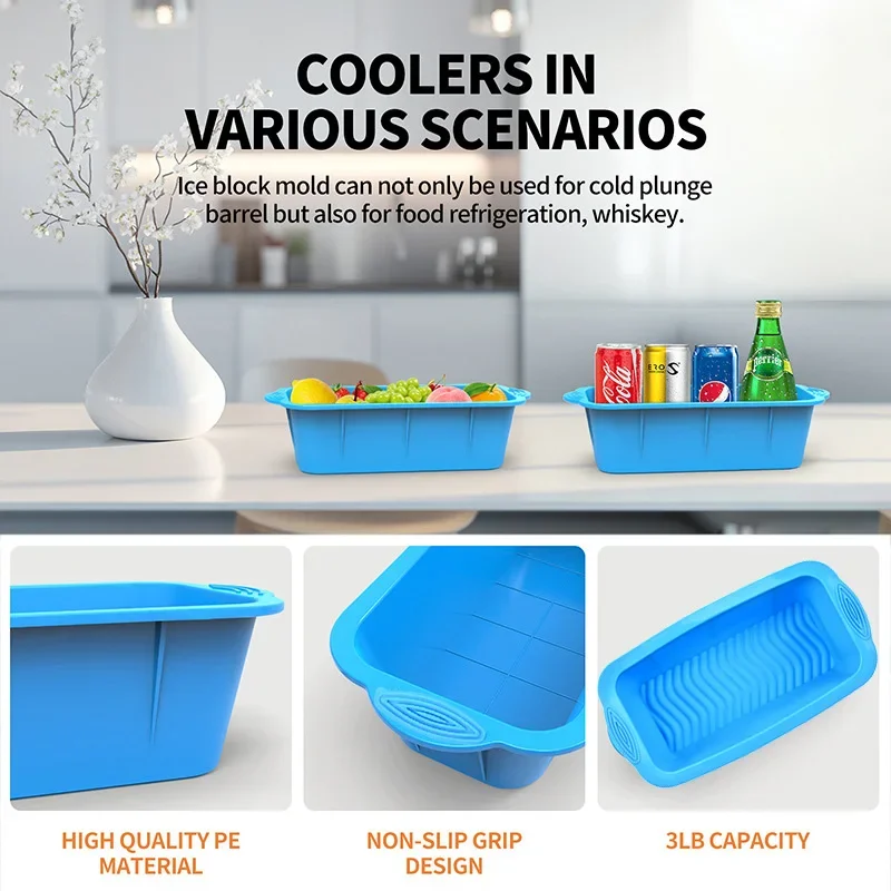Forma do kostek lodu bardzo du – Silicone Mold Tray recenzja i cena