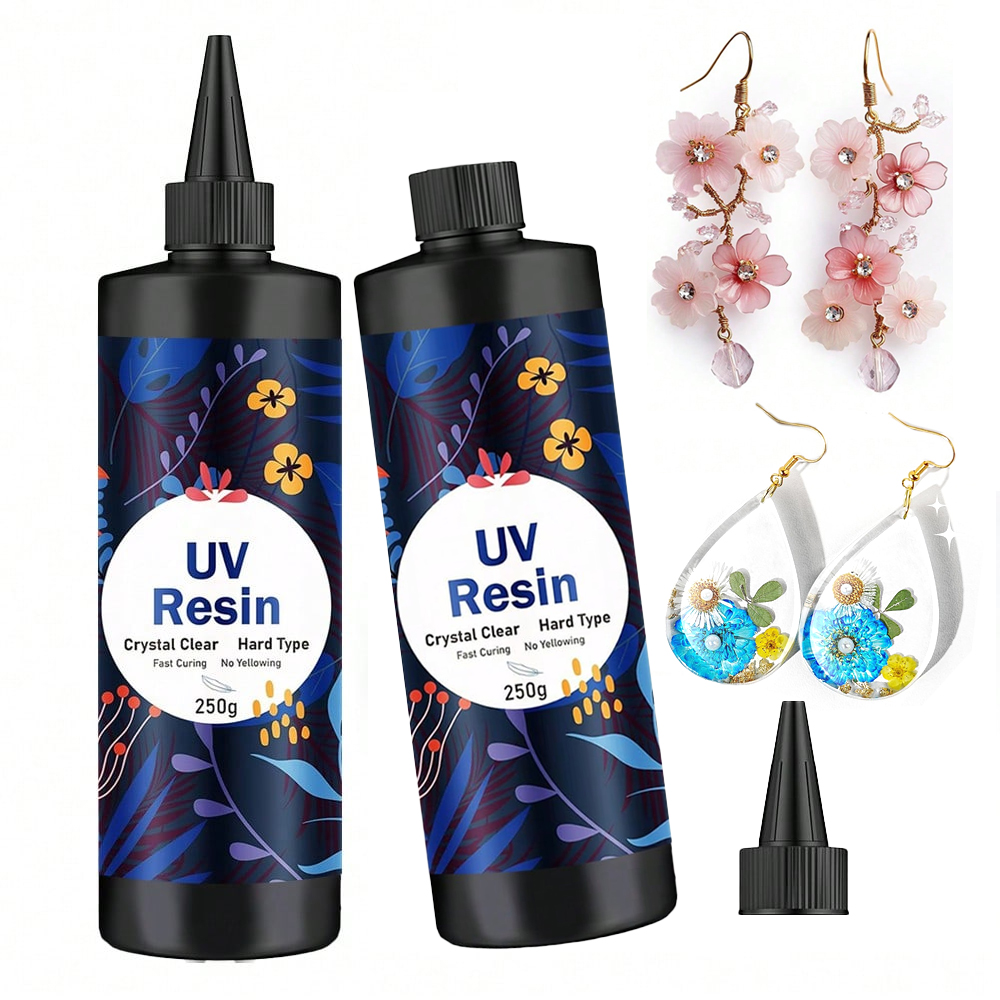 250g/500g żywicy UV przezroczy – Resin Jewelry Kit recenzja i cena