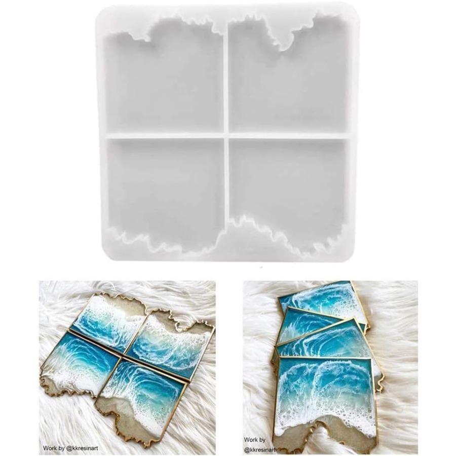 Forma silikonowa na podkładki  – Resin Ocean Wave Mold recenzja i cena