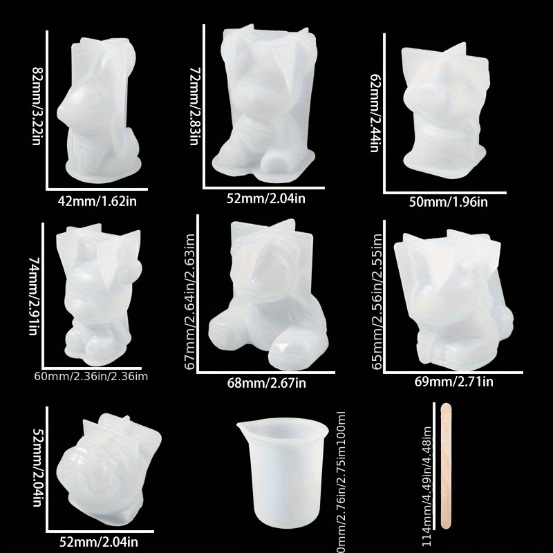 19-częściowy zestaw form do od – Resin Jewelry Kit recenzja i cena