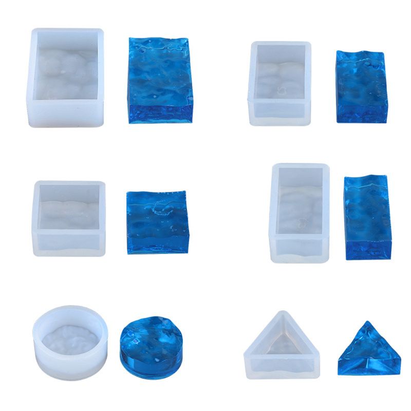 Zestaw 4 form silikonowych do  – Resin Ocean Wave Mold recenzja i cena